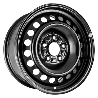 Factory Steel® - 20-Hole Black 16x7 Steel Factory Wheel