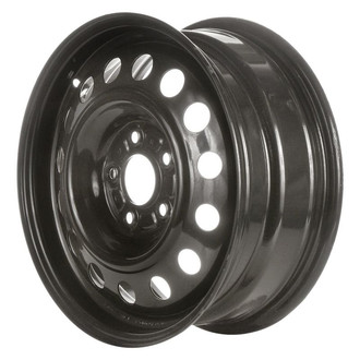 Factory Steel® - 15-Hole Black 16x6.5 Steel Factory Wheel