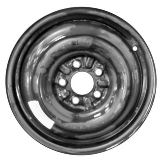 Factory Steel® - Black 15x4 Steel Factory Wheel