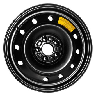 Factory Steel® - 10-Hole Black 17x4 Steel Factory Wheel