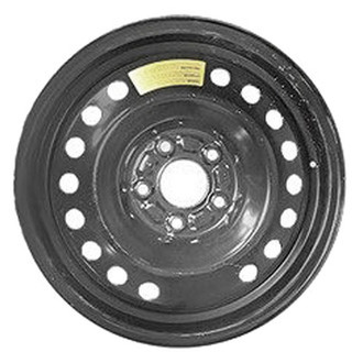 Factory Steel® - 16-Hole Black 16x4 Steel Factory Wheel