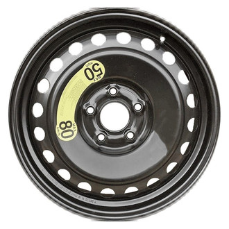 Factory Steel® - 20-Hole Black 16x4 Steel Factory Wheel