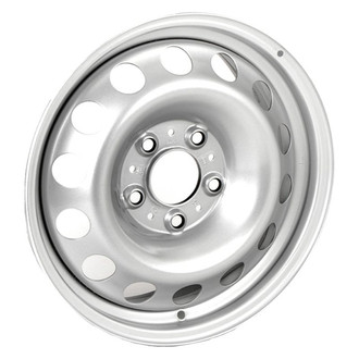Factory Steel® - 14-Hole Silver 16x6.5 Steel Factory Wheel