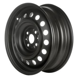 Factory Steel® - 16-Hole Black 15x5.5 Steel Factory Wheel