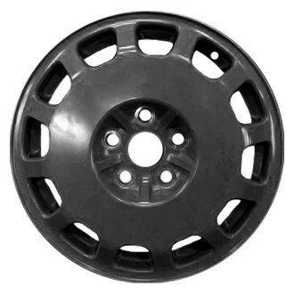 Factory Steel® - 12-Slot Black 17x4 Steel Factory Wheel