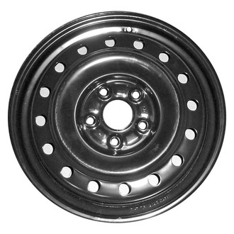 Factory Steel® - 16-Hole Black 17x4 Steel Factory Wheel
