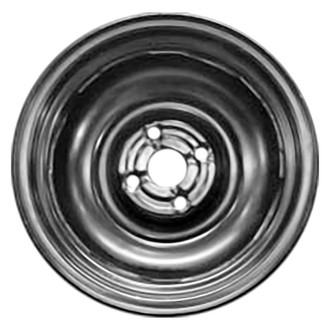 Factory Steel® - Black 15x6 Steel Factory Wheel