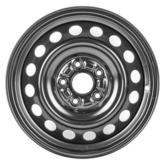 Factory Steel® - 16-Hole Black 16x6 Steel Factory Wheel
