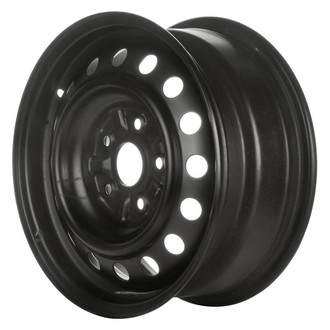 Factory Steel® - 16-Hole Black 16x6 Steel Factory Wheel