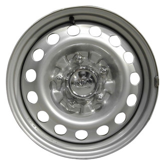 Factory Steel® - 15-Hole Silver 16x7 Steel Factory Wheel