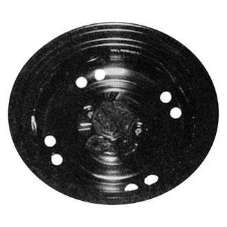 Factory Steel® - 8-Hole Black 15x4 Steel Factory Wheel