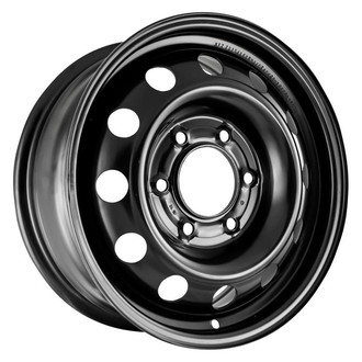 Factory Steel® - 12-Hole Black 16x6.5 Steel Factory Wheel