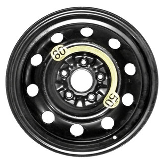 Factory Steel® - 10-Hole Black 16x4 Steel Factory Wheel