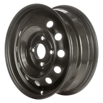 Factory Steel® - 10-Hole Black 15x6 Steel Factory Wheel