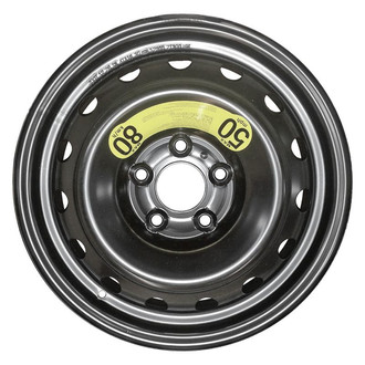 Factory Steel® - 15-Hole Black 16x4 Steel Factory Wheel