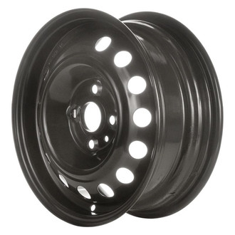Factory Steel® - 13-Hole Black 14x5.5 Steel Factory Wheel