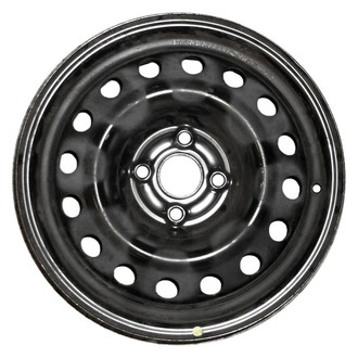 Factory Steel® - 16-Hole Black 15x5.5 Steel Factory Wheel
