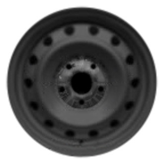 Factory Steel® - 15-Hole Black 17x4 Steel Factory Wheel