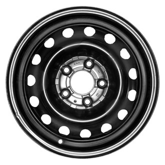 Factory Steel® - 15-Hole Black 15x6 Steel Factory Wheel