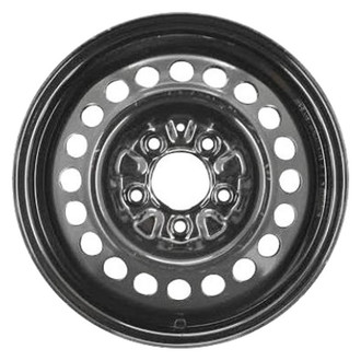 Factory Steel® - 20-Hole Black 17x4 Steel Factory Wheel