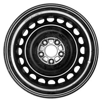 Factory Steel® - 20-Hole Black 17x7 Steel Factory Wheel