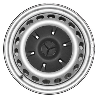 Factory Steel® - 18-Hole Silver 16x6.5 Steel Factory Wheel