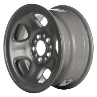 Factory Steel® - 5-Spoke Light Gray 15x7 Steel Factory Wheel