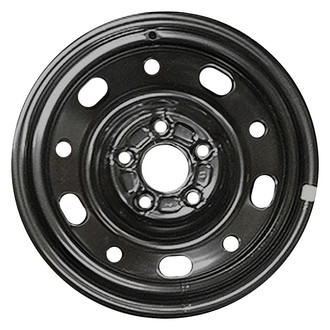 Factory Steel® - 10-Hole Black 15x6 Steel Factory Wheel