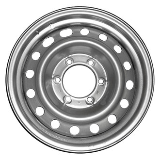 Factory Steel® - 16-Hole Black 16x7 Steel Factory Wheel