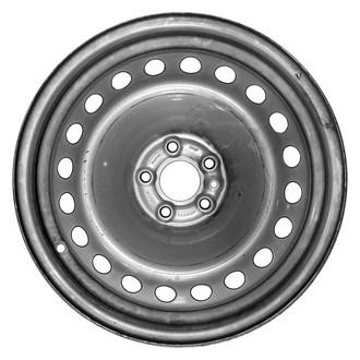 Factory Steel® - 20-Hole Silver 16x6.5 Steel Factory Wheel