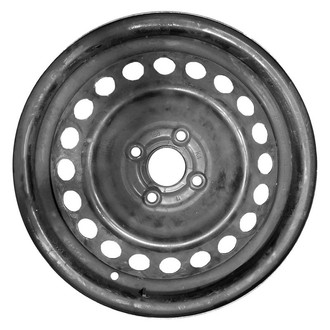 Factory Steel® - 20-Hole Black 15x6 Steel Factory Wheel
