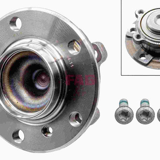 FAG® - Front Driver or Passenger Side Wheel Bearing and Hub Assembly