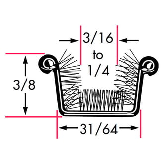 Fairchild® - Stainless Steel Beaded Core Glass Run Window Channel