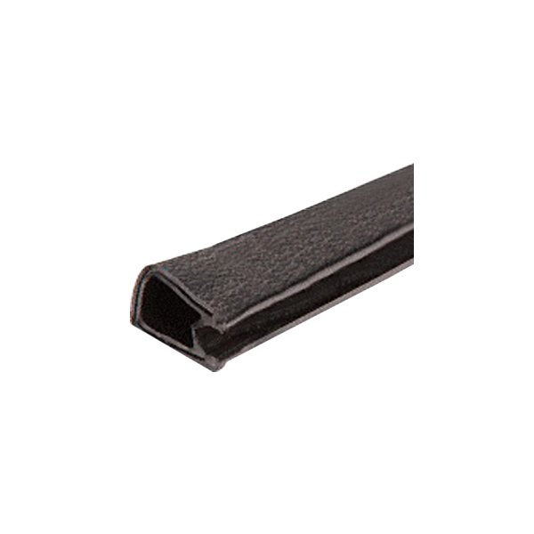 Fairchild® - Double Lip 1/4" With Segmented Steel Core Black Soft Tone Edge Trim