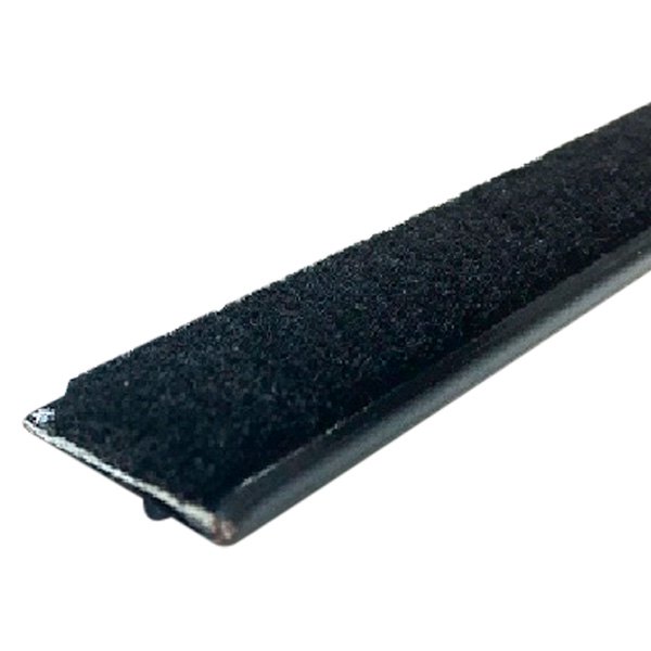 Fairchild® - Without Beltline Stainless Steel Bead Flexible Polypropylene Pile Lining Rubber Covered Belt Weatherstrip