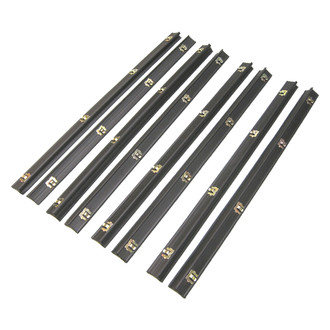 Fairchild® - Front and Rear Inner and Outer Driver and Passenger Side Belt Weatherstrip Kit