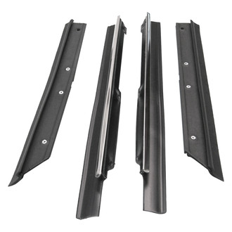 Fairchild® - Inner and Outer Driver and Passenger Side Quarter Window Belt Weatherstrip Kit