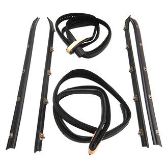 Fairchild® - Rear Inner and Outer Driver and Passenger Side Belt Weatherstrip Kit
