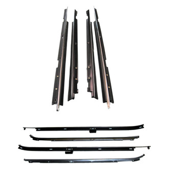 Fairchild® - Front and Rear Inner and Outer Driver and Passenger Side Belt Weatherstrip Set