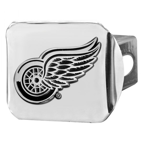 FanMats® - Detroit Red Wings Logo on Chrome Hitch Cover