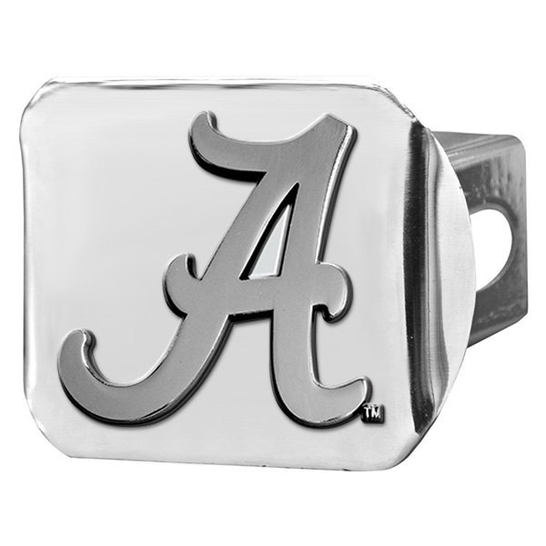 FanMats® - University of Alabama Logo on Chrome Hitch Cover