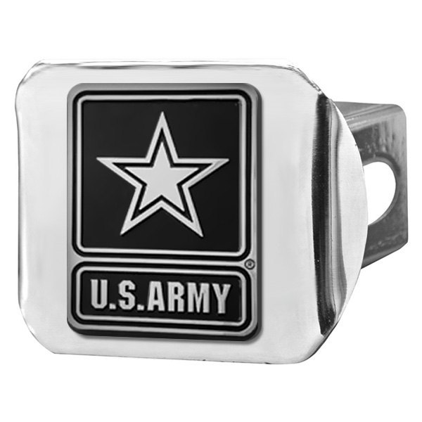 FanMats® - US Army Logo on Chrome Hitch Cover