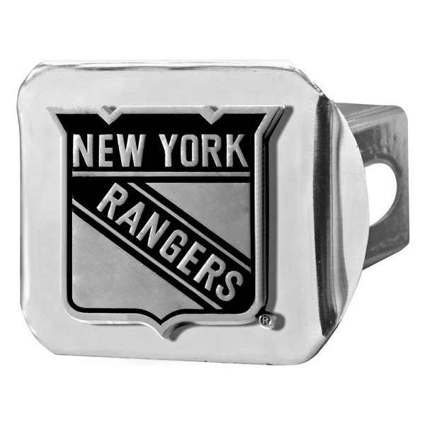 FanMats® - New York Rangers Logo on Chrome Hitch Cover