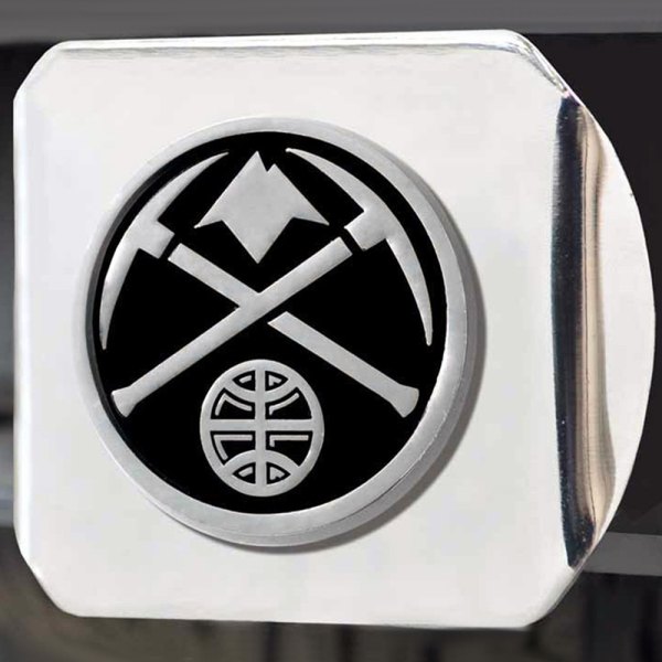 FanMats® - Denver Nuggets Logo on Chrome Hitch Cover