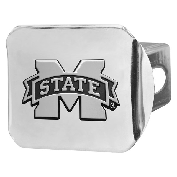FanMats® - Mississippi State University Logo on Chrome Hitch Cover