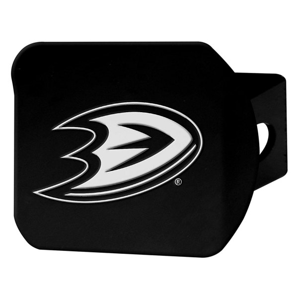 FanMats® - Anaheim Ducks Logo on Chrome/Black Hitch Cover