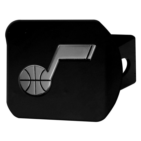 FanMats® - Utah Jazz Logo on Chrome/Black Hitch Cover