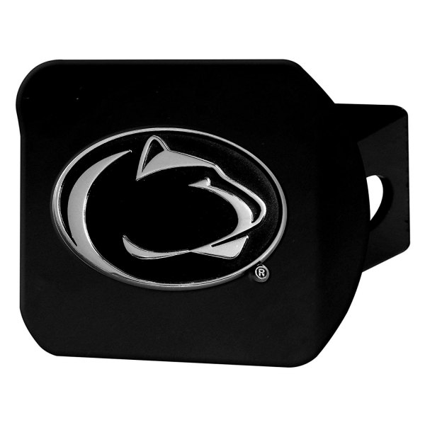 FanMats® - Penn State Logo on Chrome/Black Hitch Cover