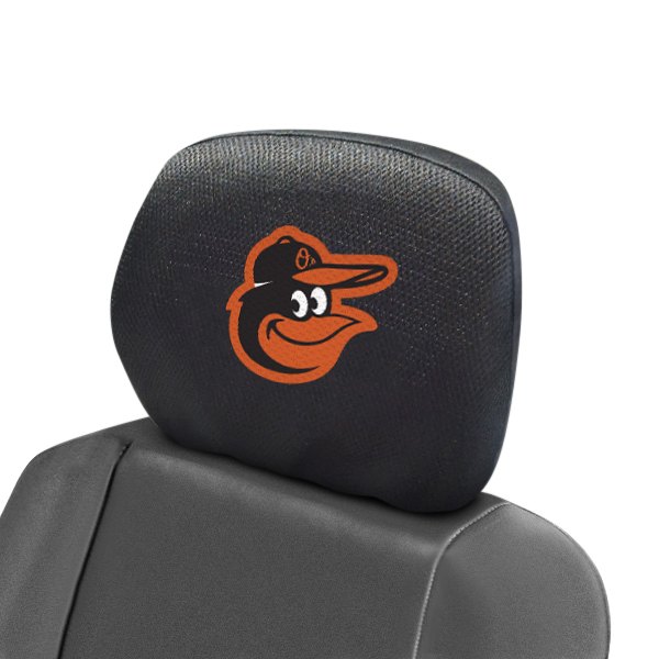  FanMats® - Headrest Covers with Embroidered Baltimore Orioles Logo