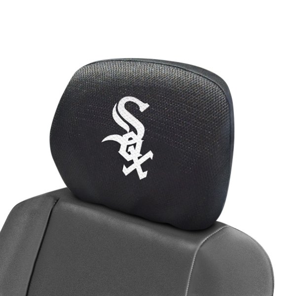  FanMats® - Headrest Covers with Embroidered Chicago White Sox Logo
